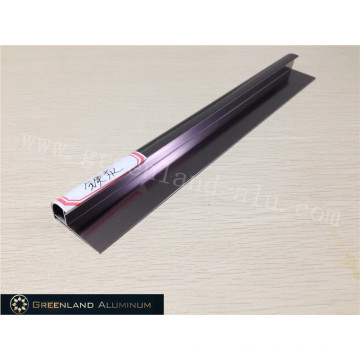 Alumínio Radius Tile Trim em aço anodizado cor cinza